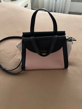 kate spade Colorblock Pink, Black & White Satchel